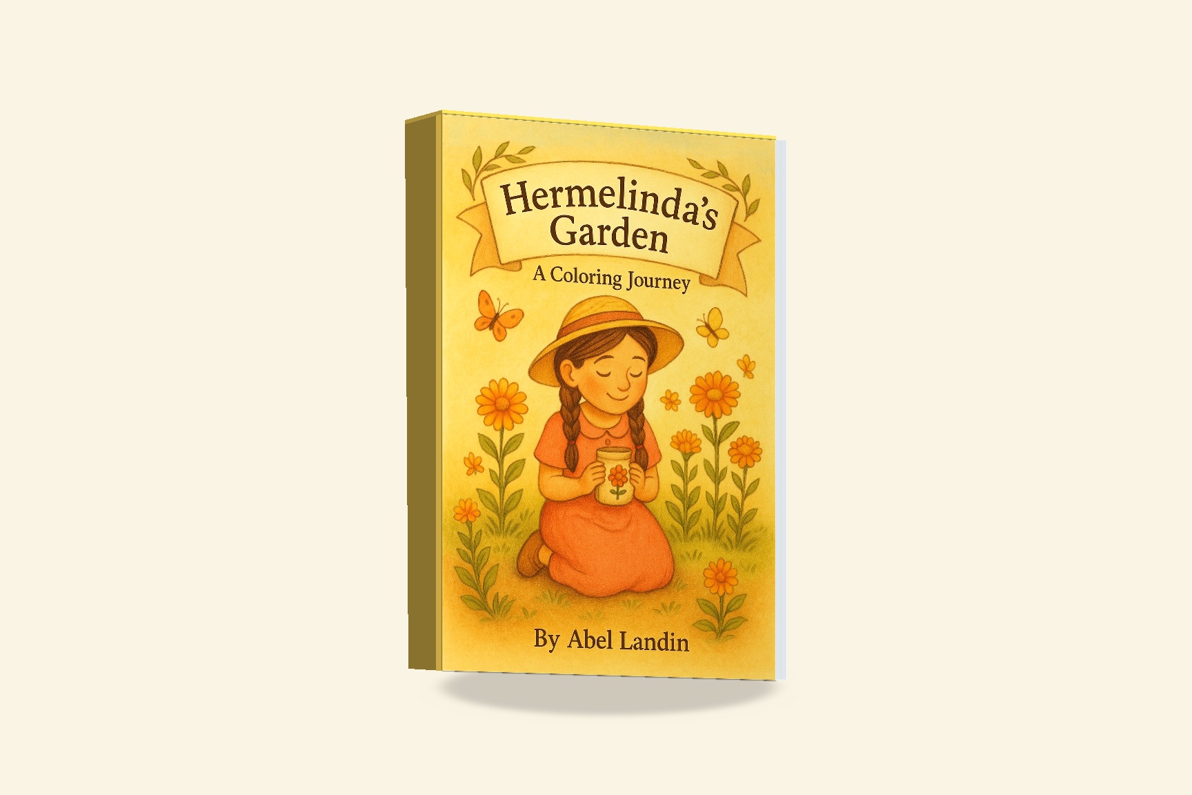 Cover of Hermelinda’s Garden Coloring Journey by Abel Landin